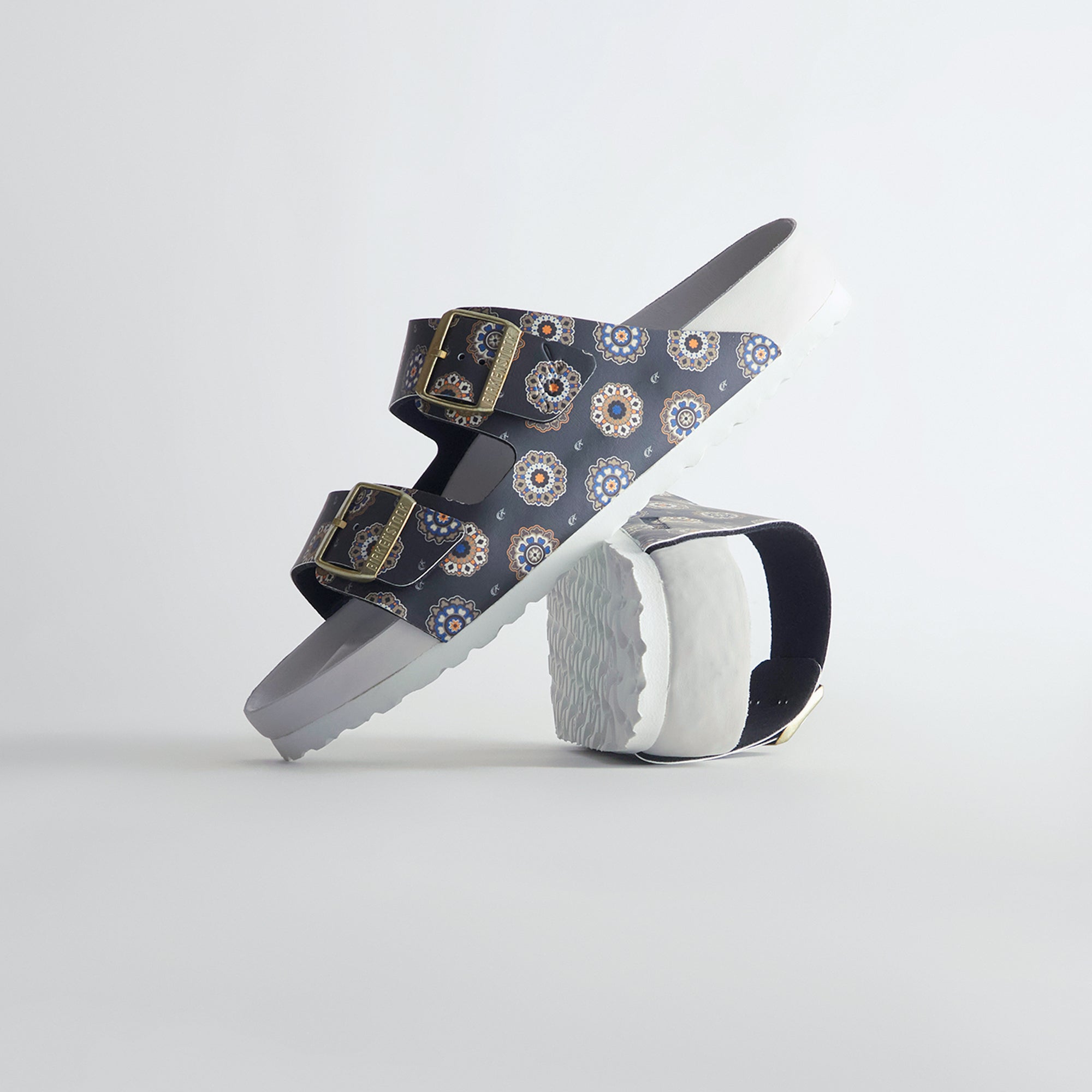 Kith for Birkenstock Arizona Birko Flor - Navy Blazer – Kith Europe