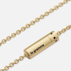 Le Gramme 9g Polished Chain Cable Bracelet - Yellow Gold