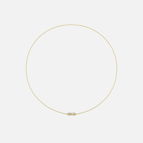 Le Gramme 17g Polished Chain Cable Necklace - Yellow Gold