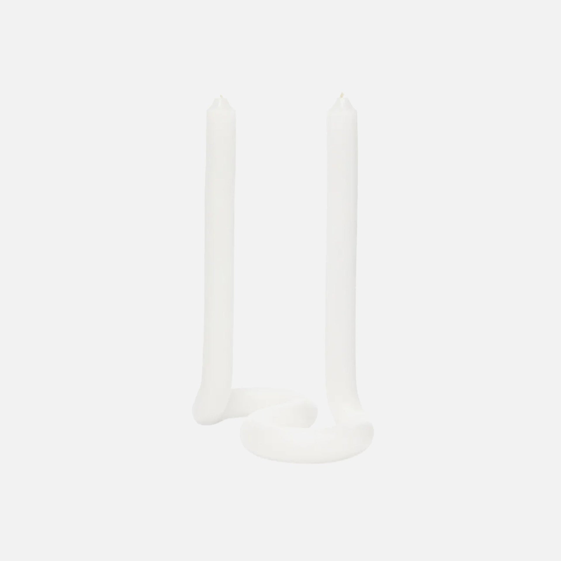 Lex Pott Twist Candle - White