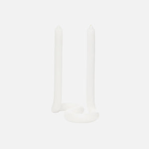 Lex Pott Twist Candle - White