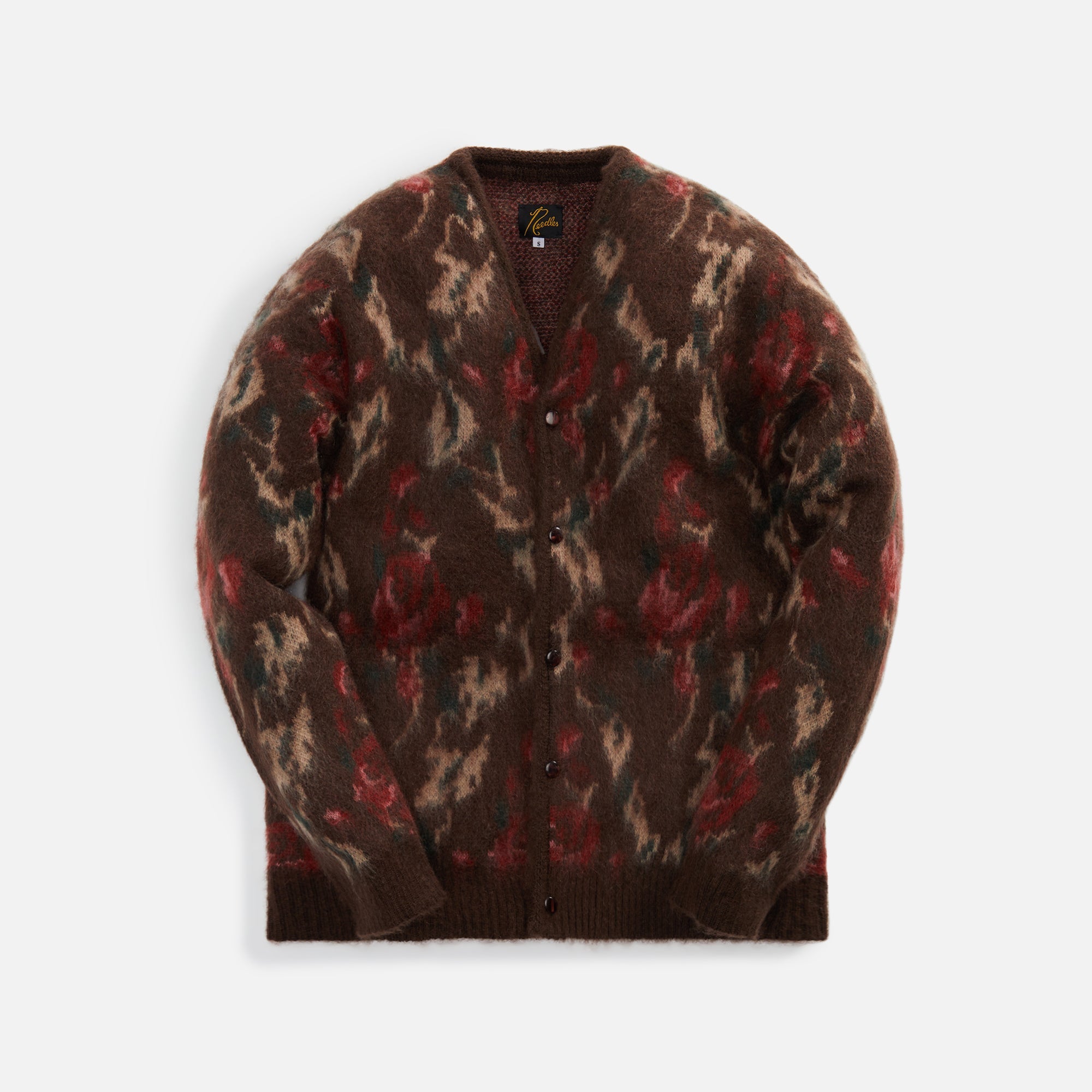 Needles Mohair Rose Cardigan - Dark Brown – Kith Europe