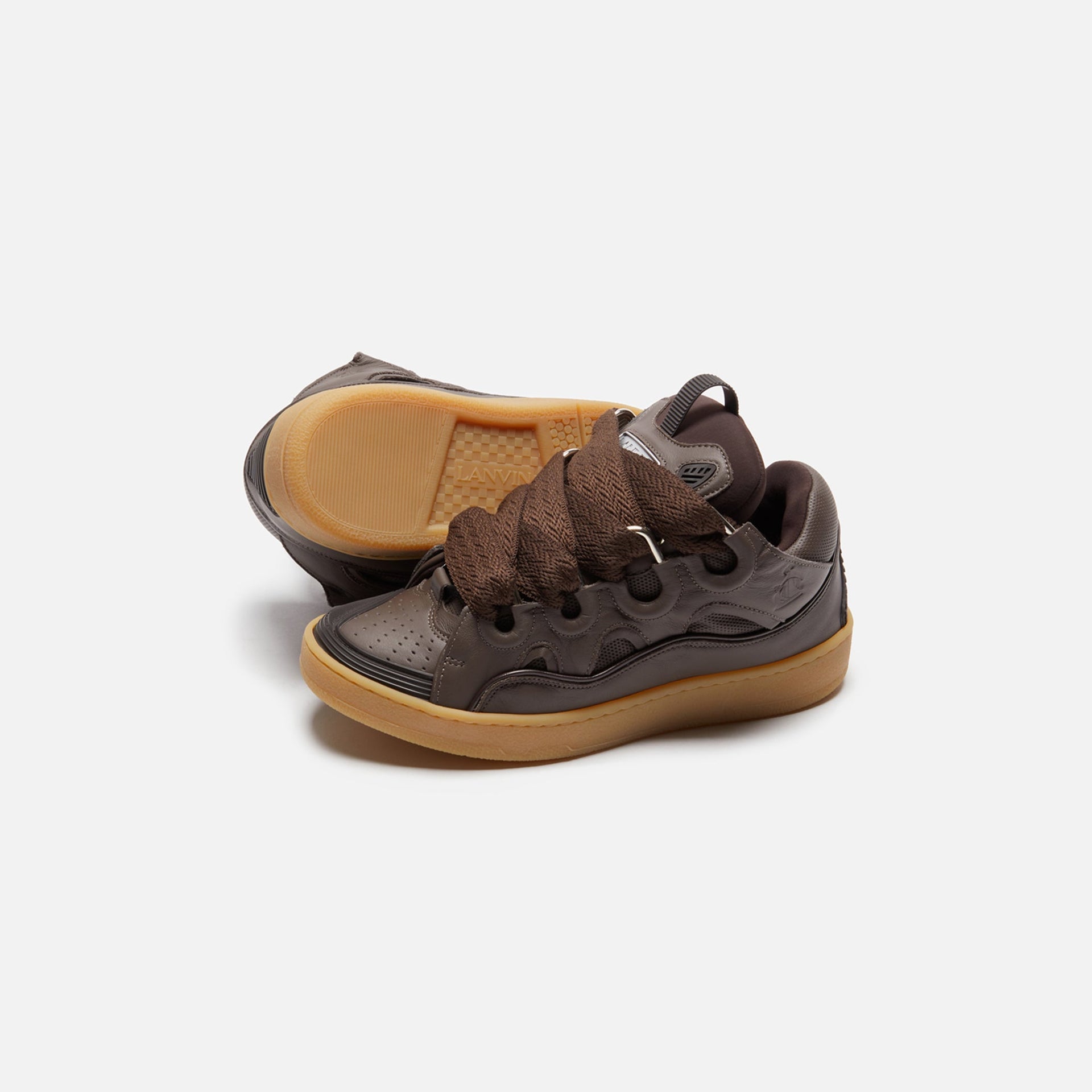 Lanvin Curb Sneakers - Ebony