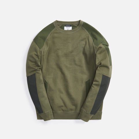 Maharishi Riverine 2.0 Organic Cotton Tech Crew Sweat - Olive