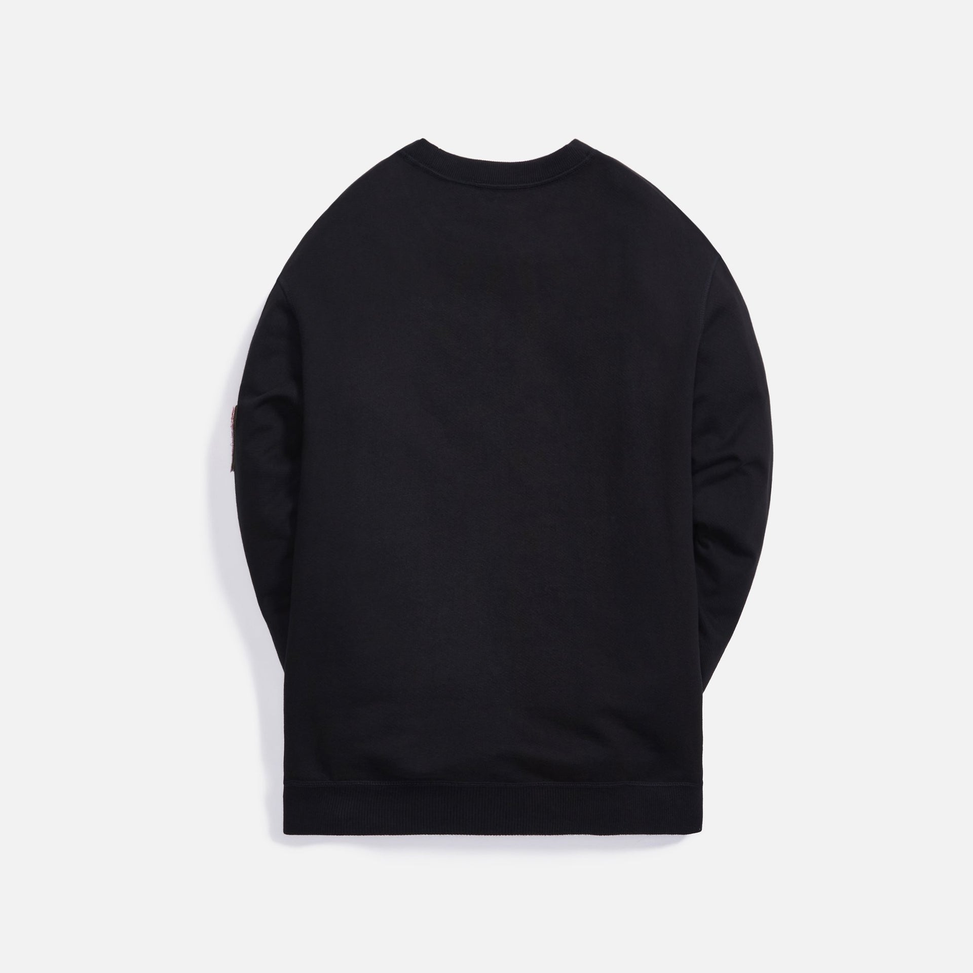 Maharishi Blank Patch Organic Cotton Crew Sweat - Black