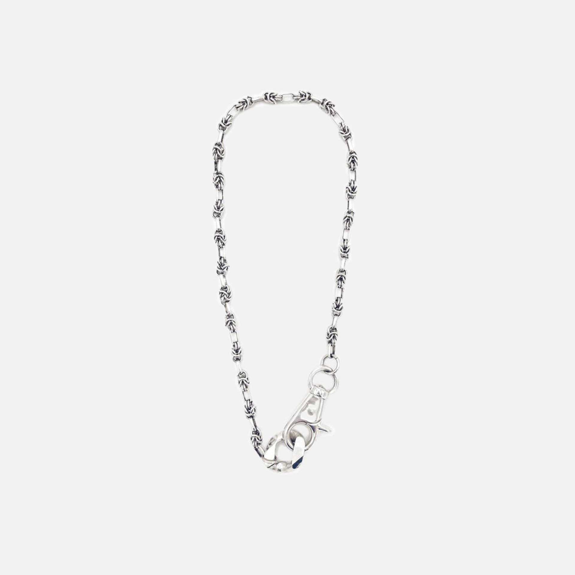 Martine Ali Broken Fancy Link Chain 18 inch - Silver