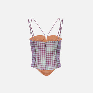 Miaou Aphex Corset - Bristol Plaid