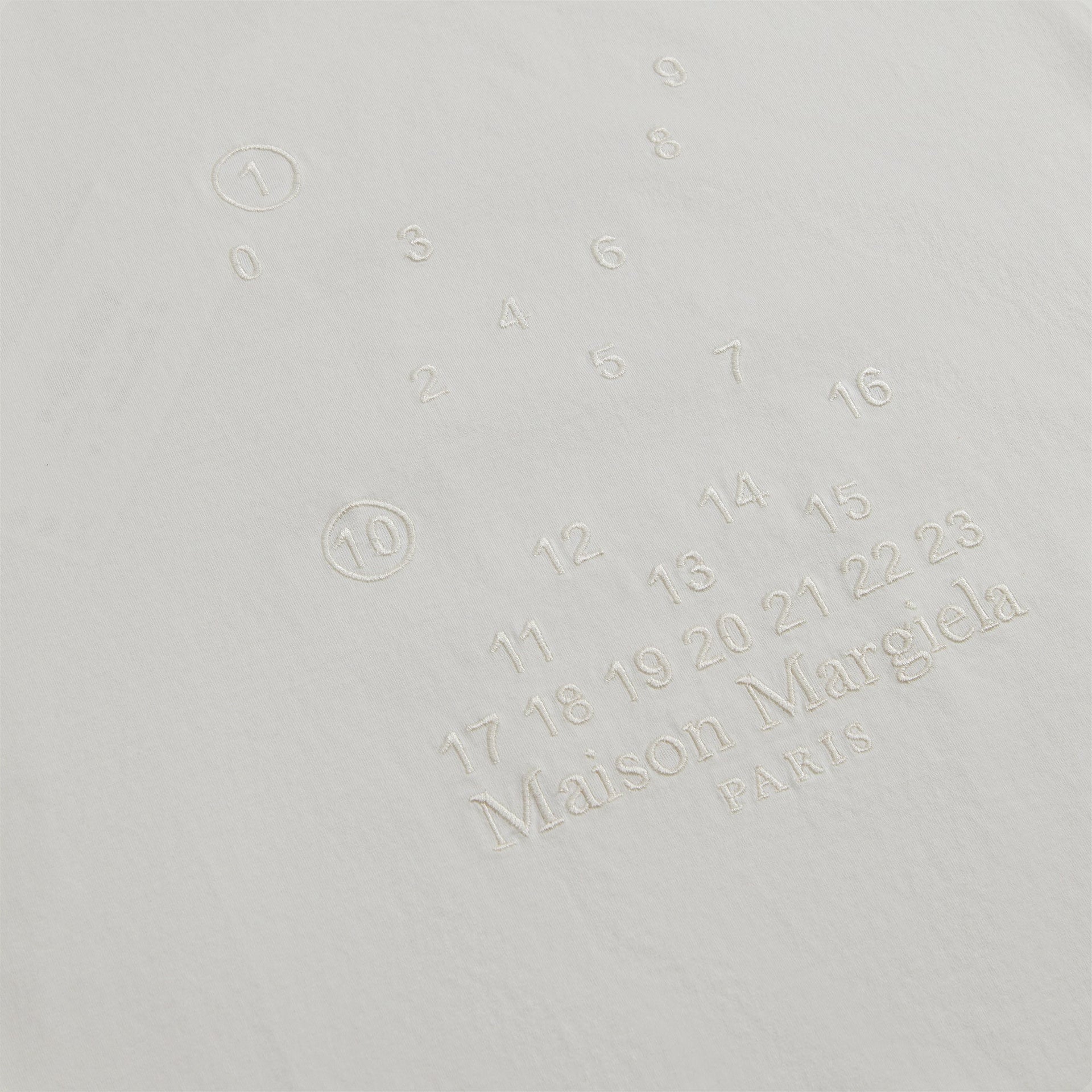 Maison Margiela Mako Cotton Jersey Tee - Chalk