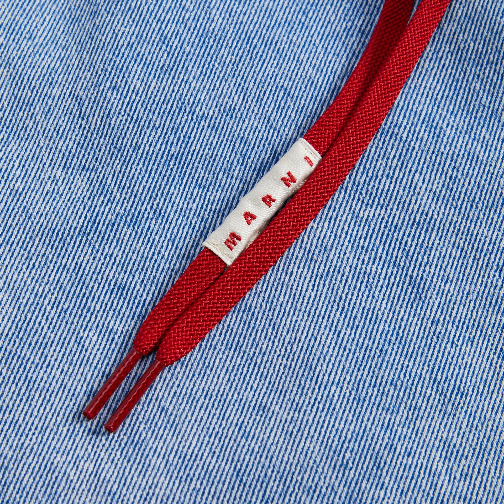 Marni Bleached Coated Denim - Illusion Blue