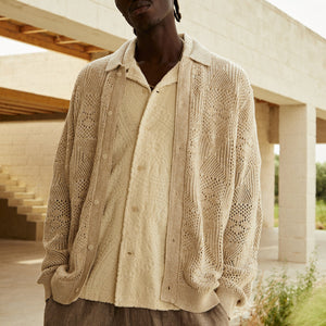 Kith Tilden Crochet Buttondown - Birch – Kith Europe