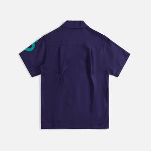 Noma Bandana Hand Embroidery Shirt - Navy
