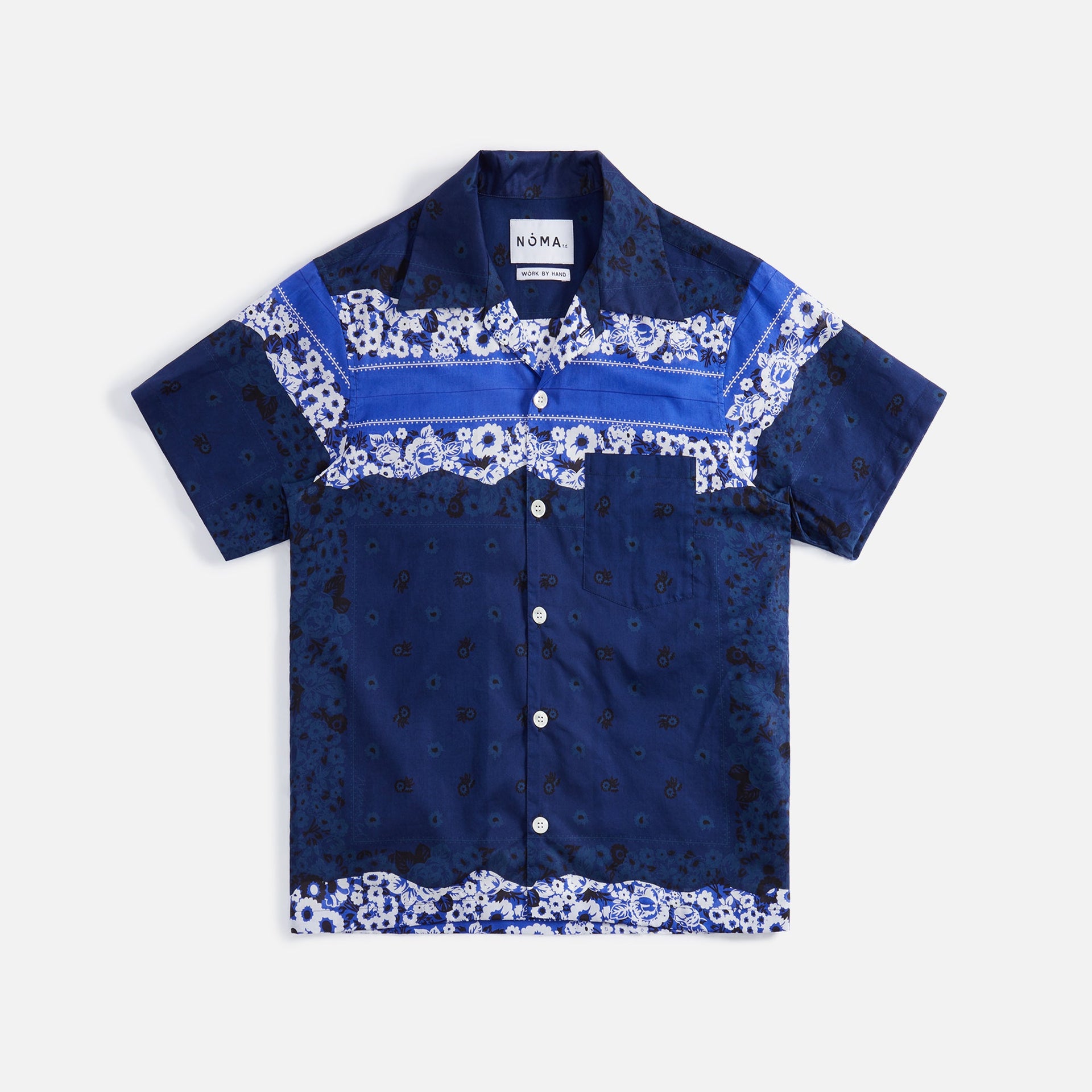 Noma Summer Shirt - Draw Your Garden / Navy