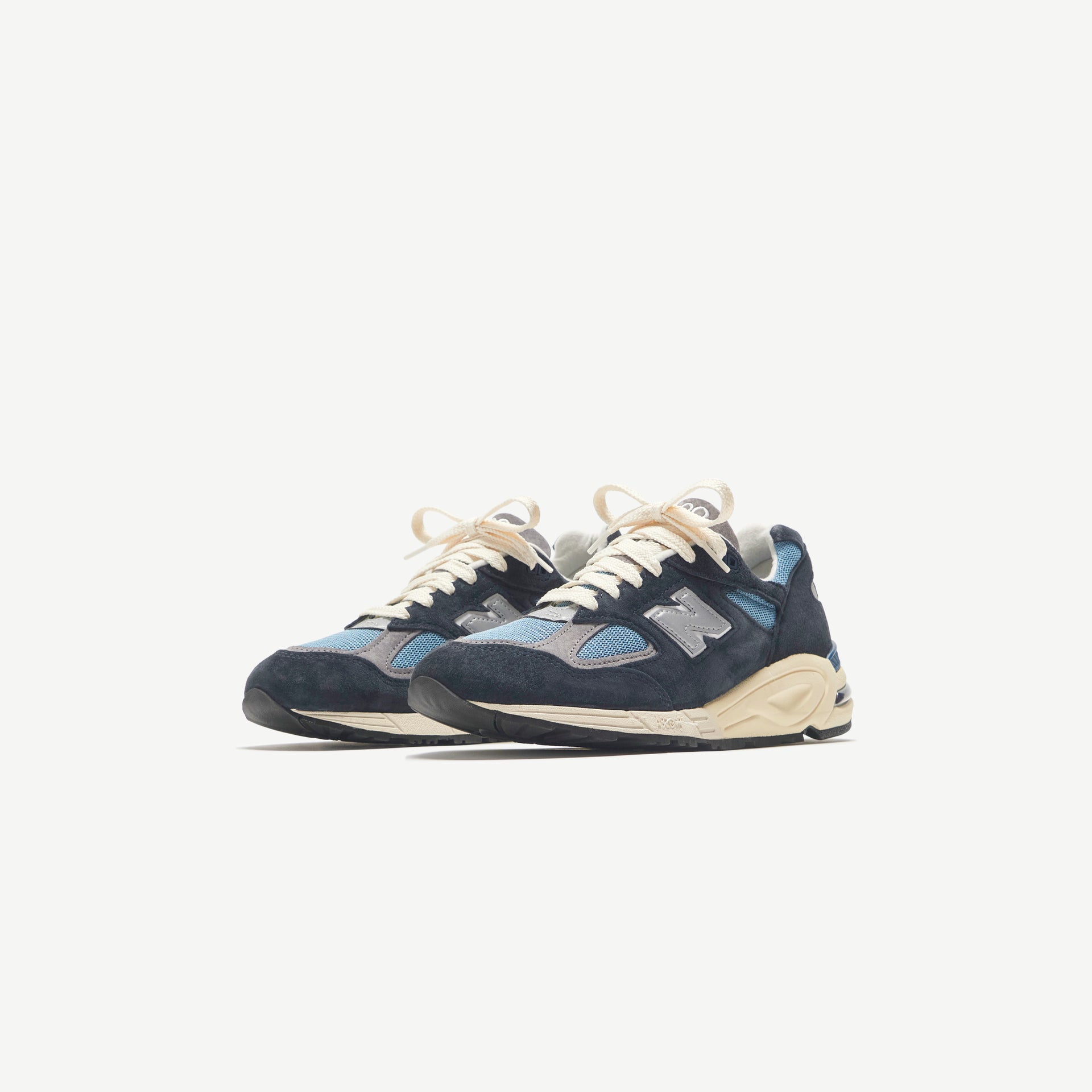 New Balance Made in USA 990Tb2 - Navy / Light Blue/ Grey