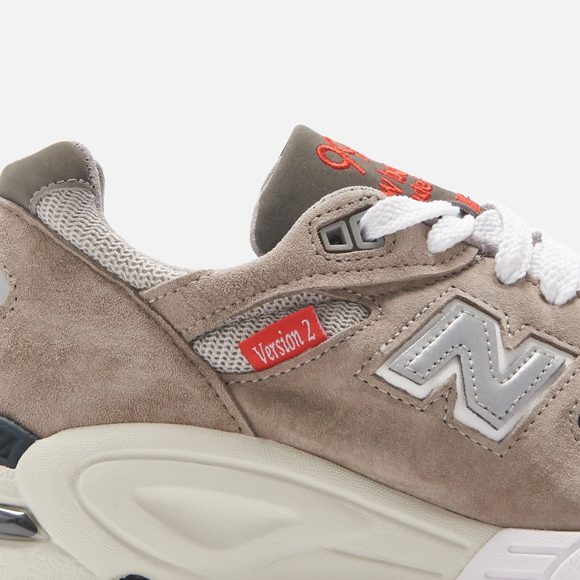 New Balance 990v2 Made in USA  - Grey / Red / White