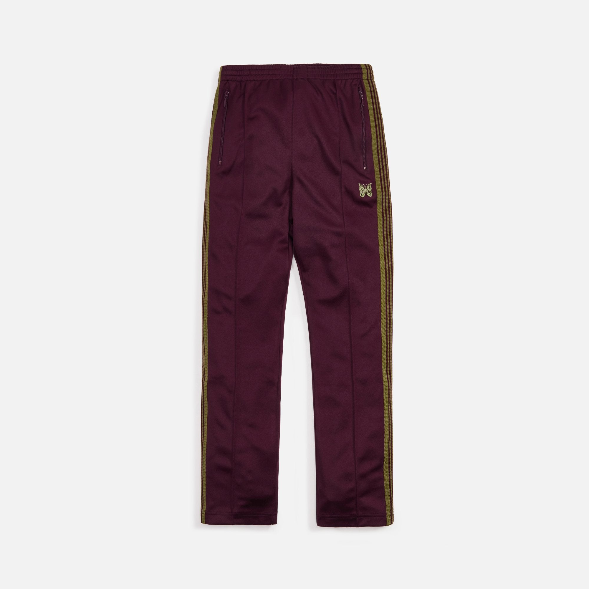 Needles Narrow Track Pant Maroon Kith Europe