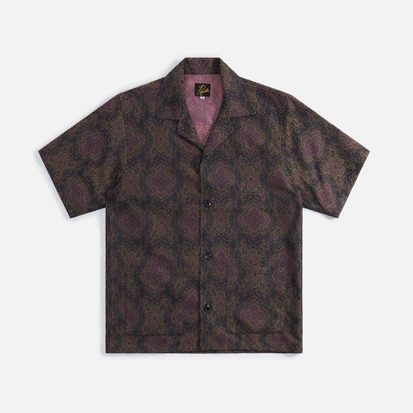 Needles Arabesque Jacquard Cabana Shirt - Black – Kith Europe