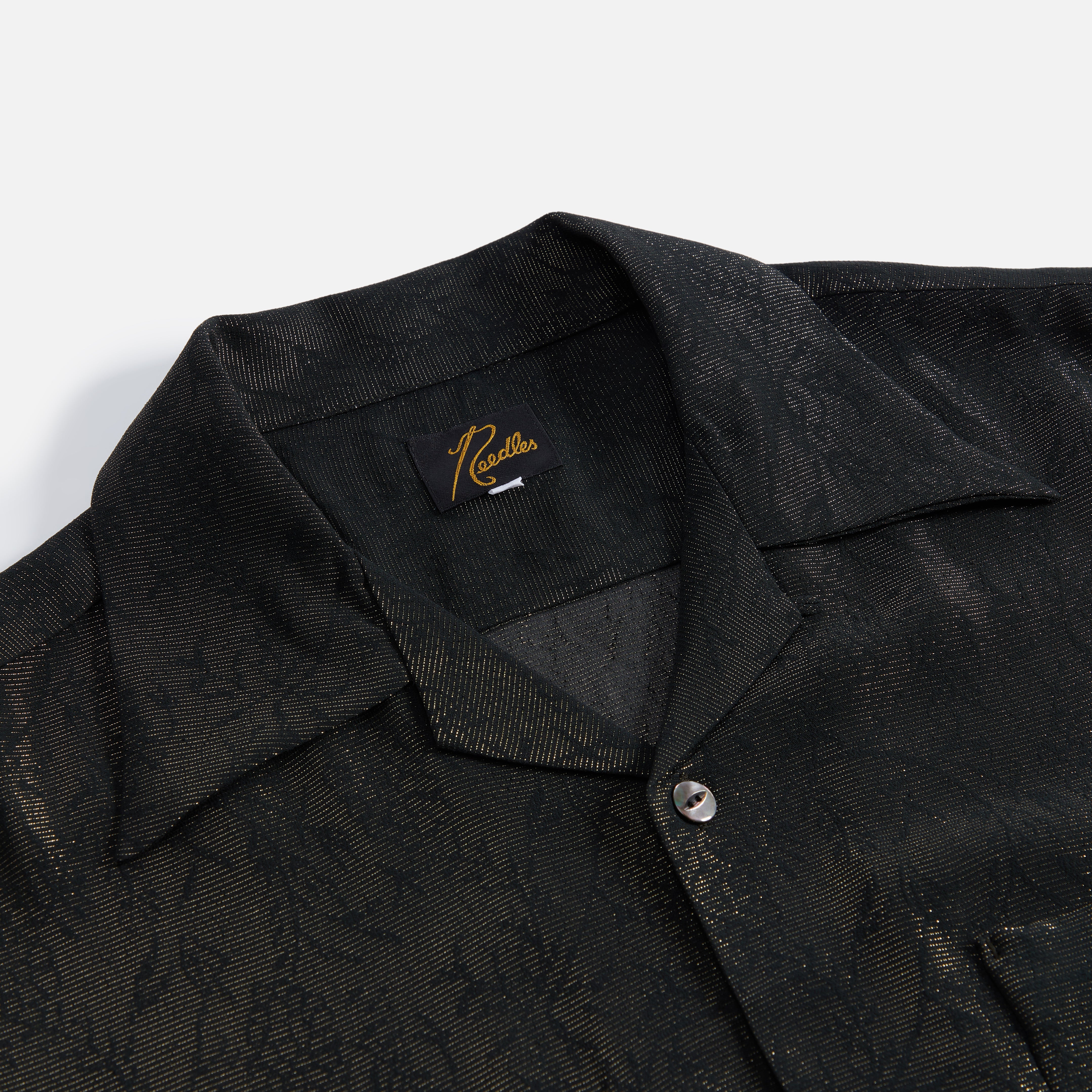 Needles One-Up Shirt Botanical Lame Jacquard - Gold – Kith Europe