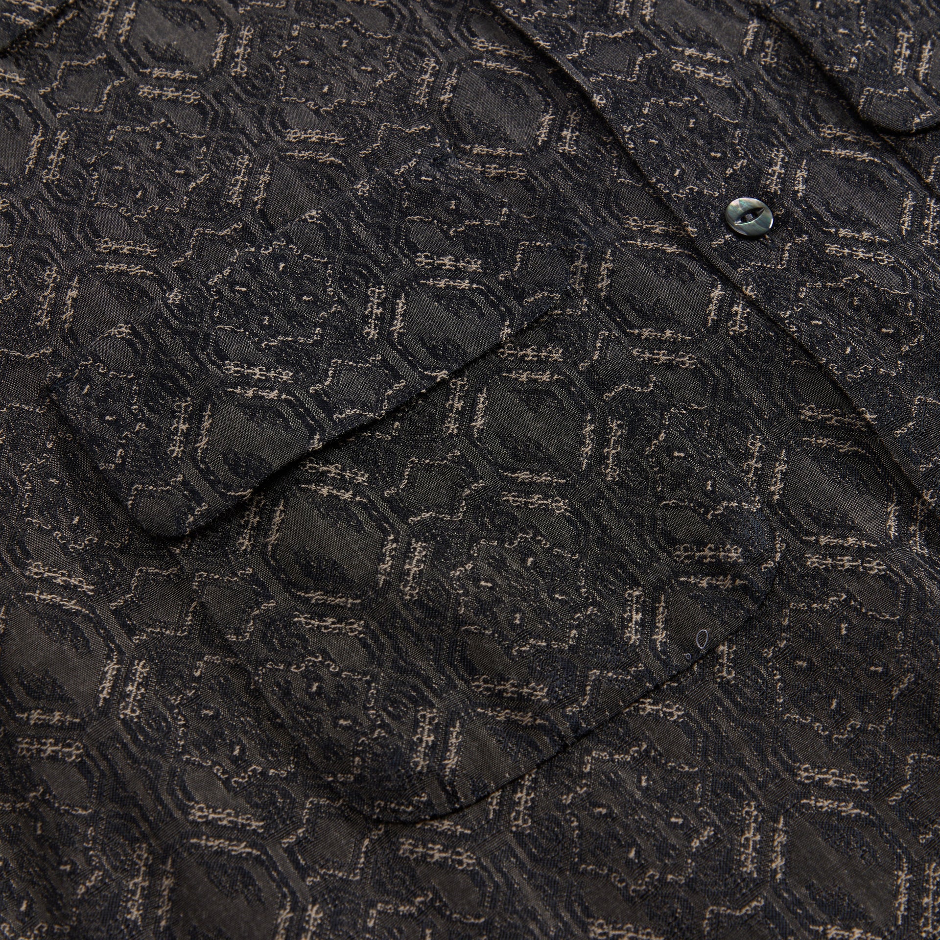 Needles Geometric Jacquard Classic Shirt - Brown