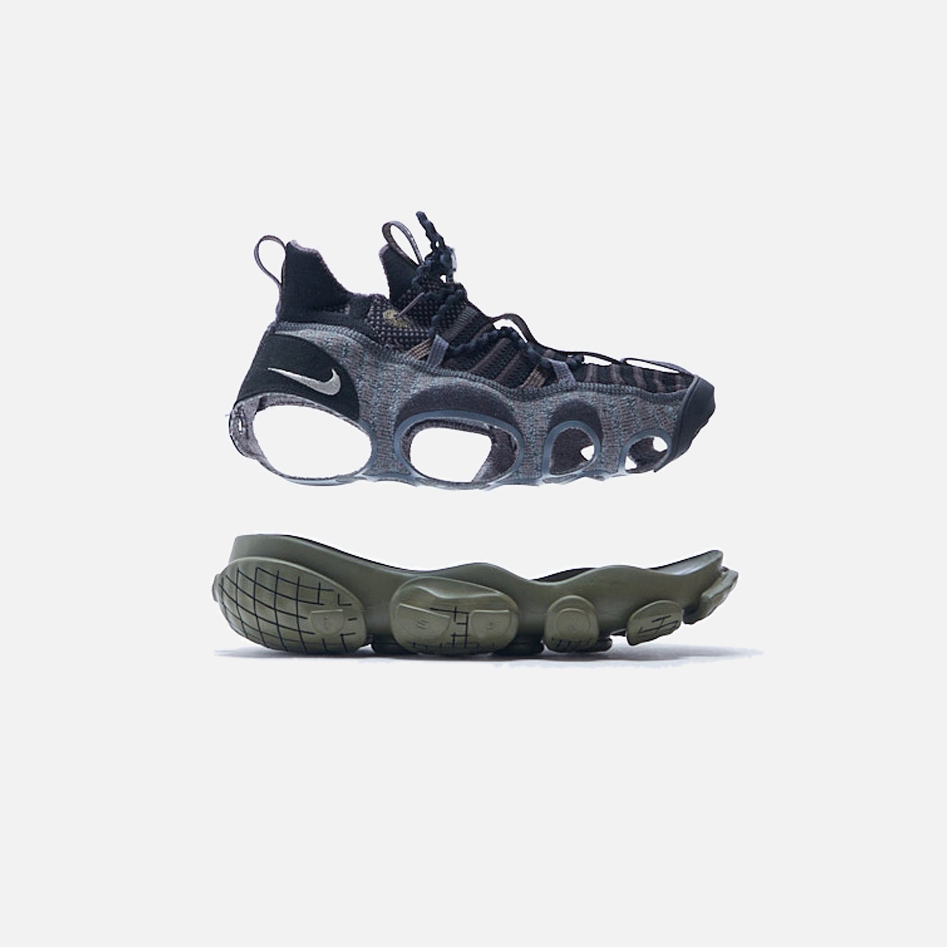 Nike ISPA Link - Black / Enigma Stone / Medium Olive