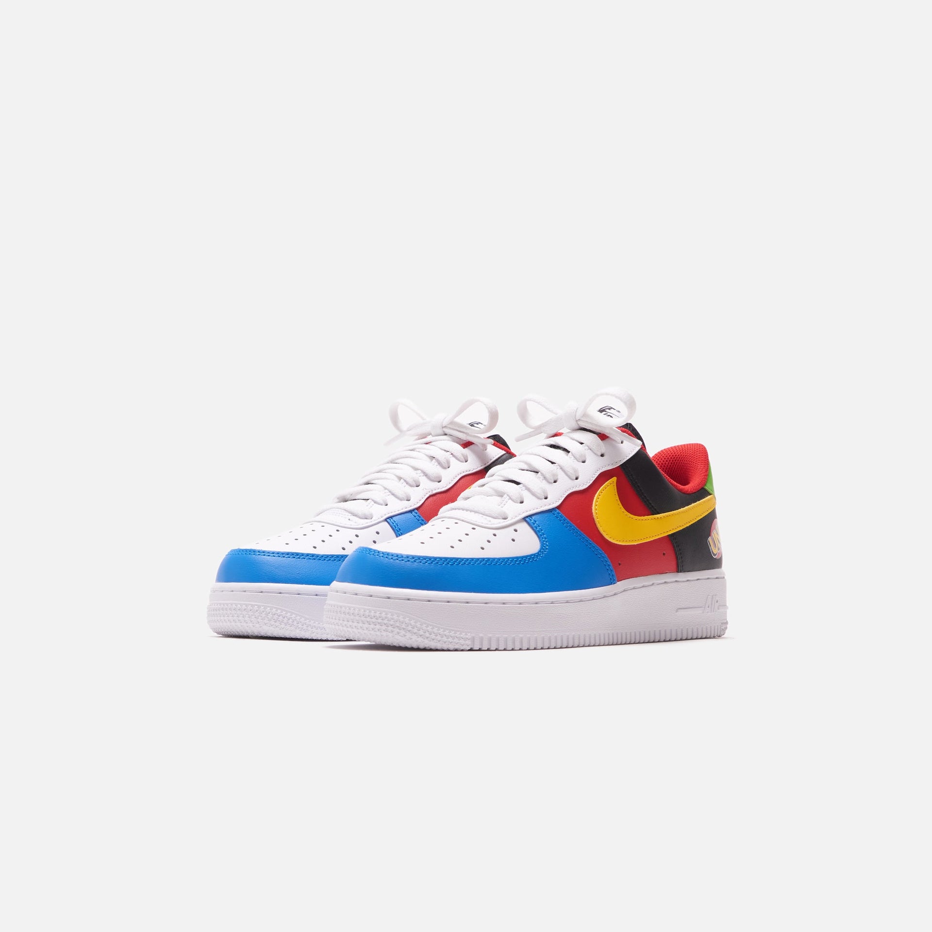 Nike x UNO Air Force 1 '07  - White / Yellow Zest / University Red