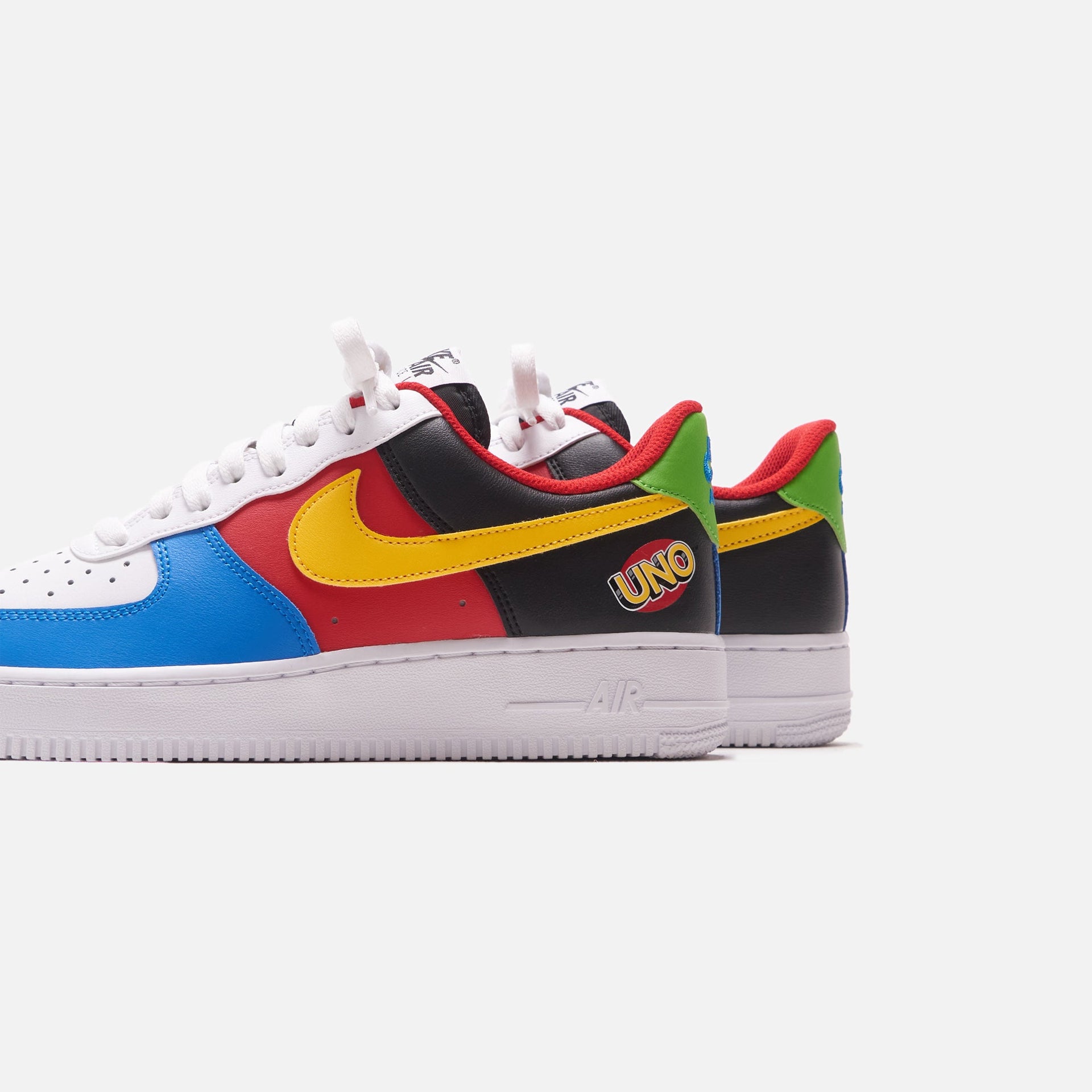 Nike x UNO Air Force 1 '07  - White / Yellow Zest / University Red