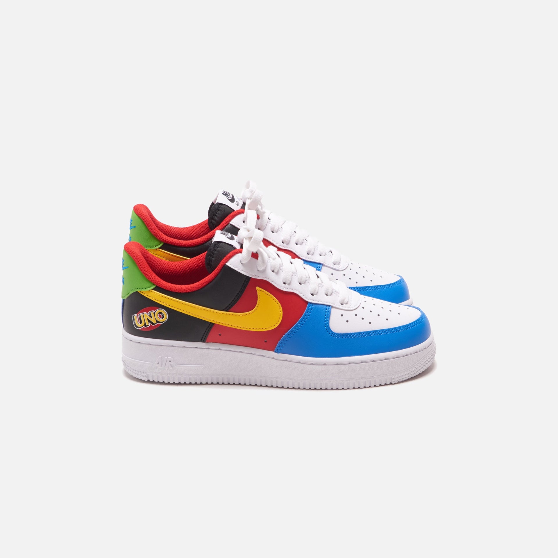 Nike x UNO Air Force 1 '07  - White / Yellow Zest / University Red