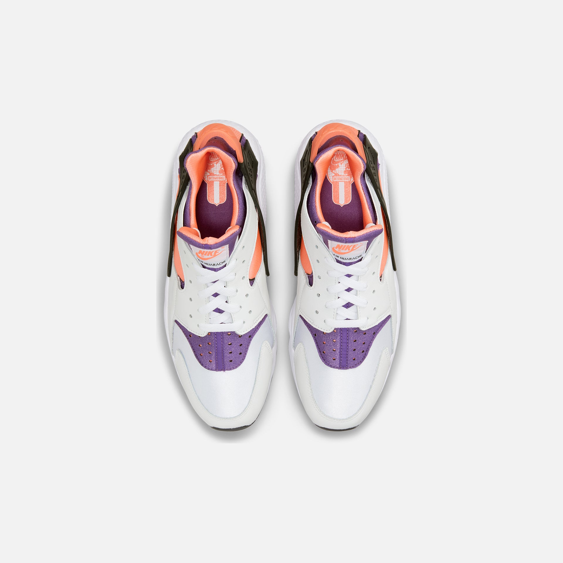 Nike Air Huarache - White / Purple / Bright Mango / Black