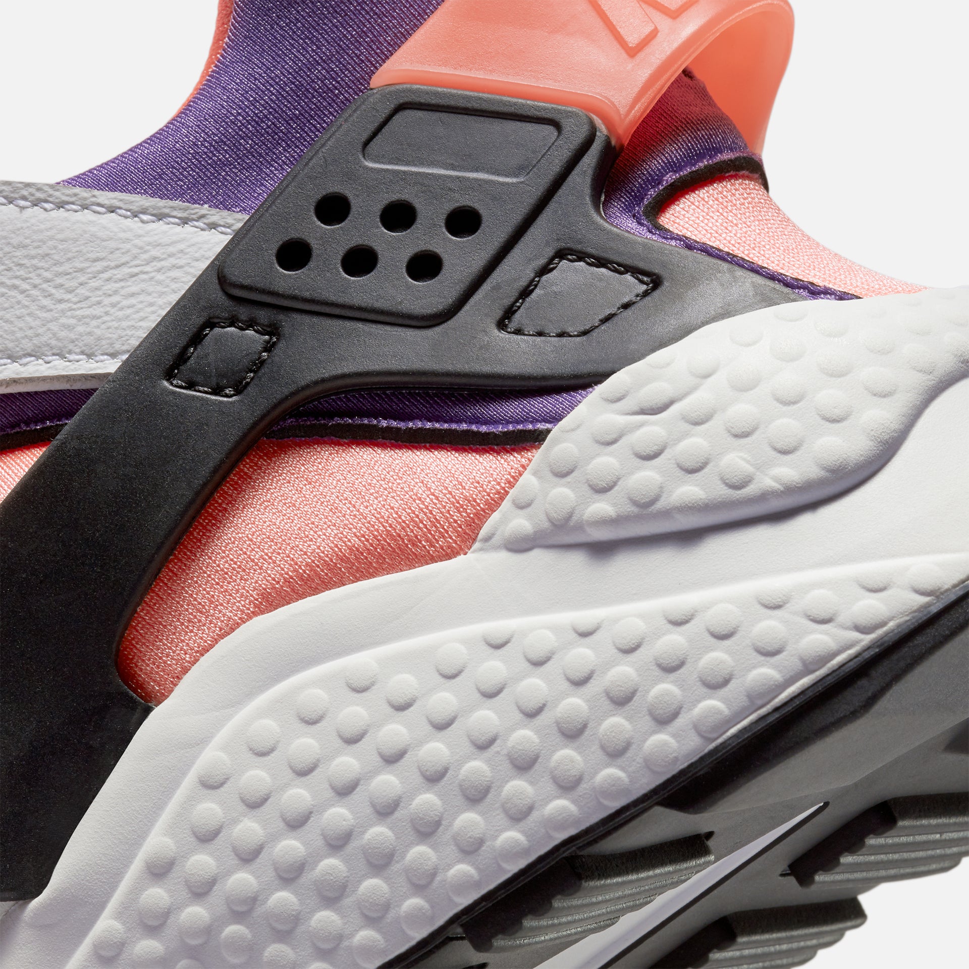 Nike Air Huarache - White / Purple / Bright Mango / Black