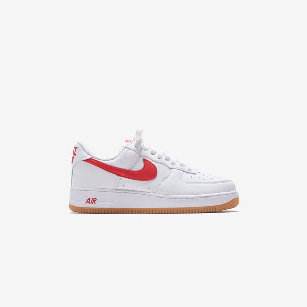 Nike shops air force one white red