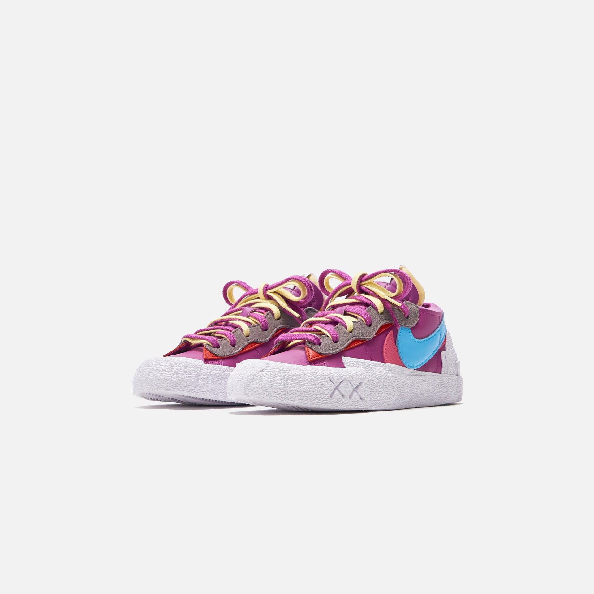 Nike x Sacai x Kaws Blazer Low - Purple Dusk / Lagoon Pulse / White