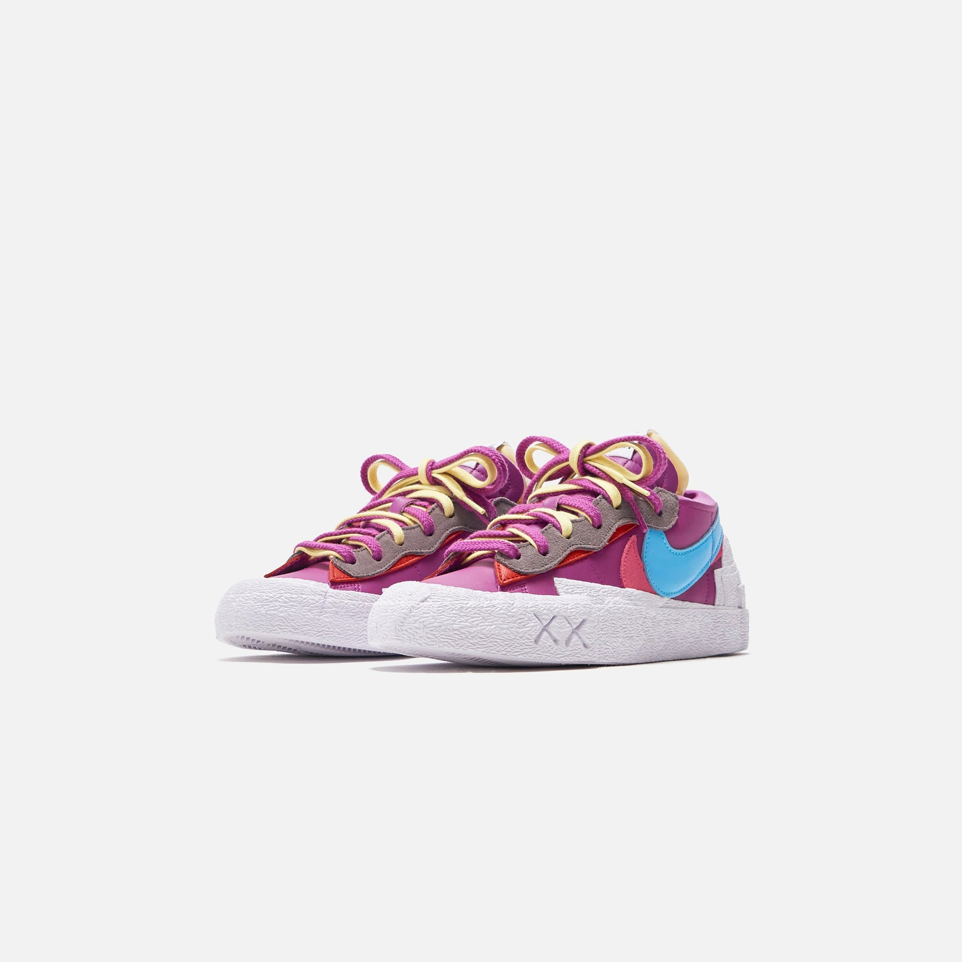 Nike x Sacai x Kaws Blazer Low - Purple Dusk / Lagoon Pulse / White