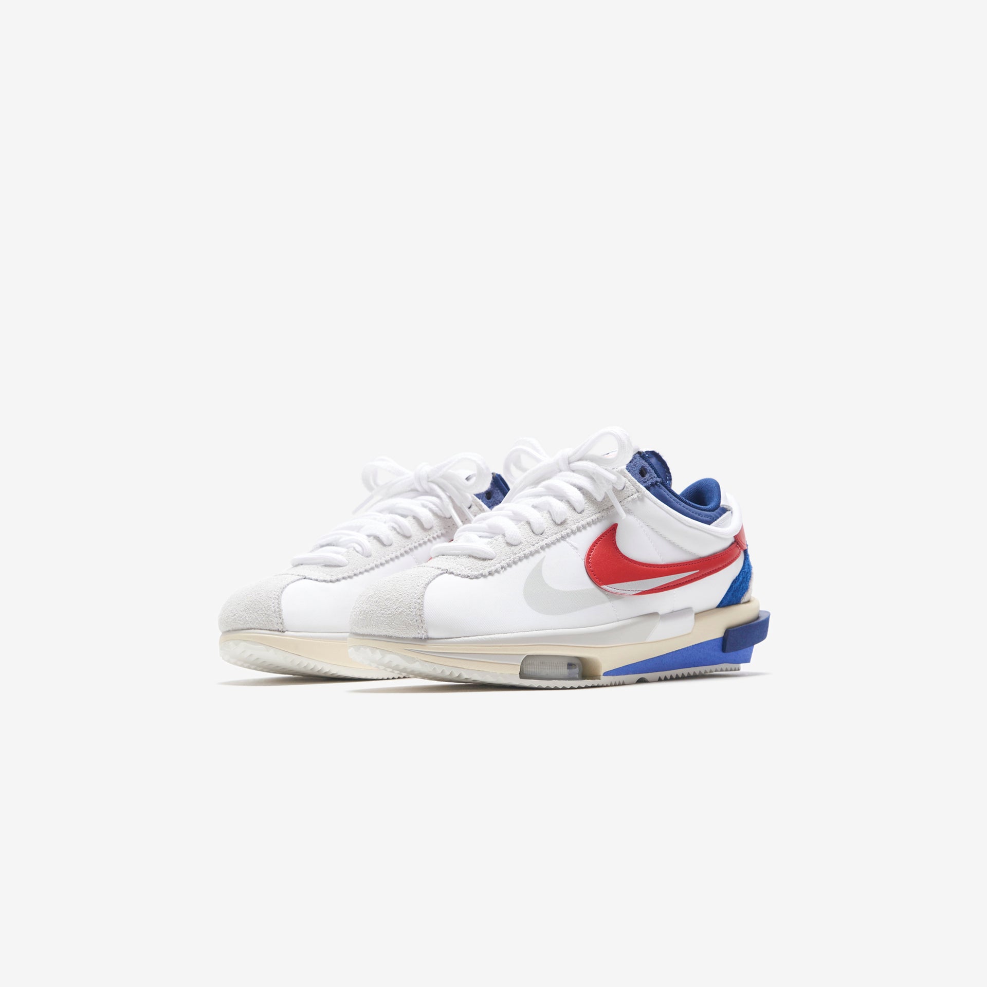 Nike Sacai Zoom Cortez SP - White / University Red / Light Cream