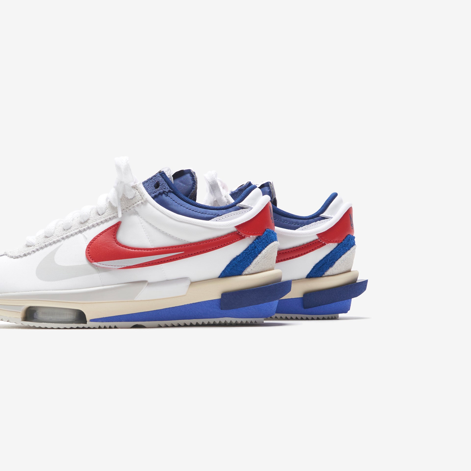 Nike Sacai Zoom Cortez SP - White / University Red / Light Cream