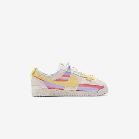 Nike x Union Cortez SP - White / Lemon Frost / Grey Fog / Purple Pulse