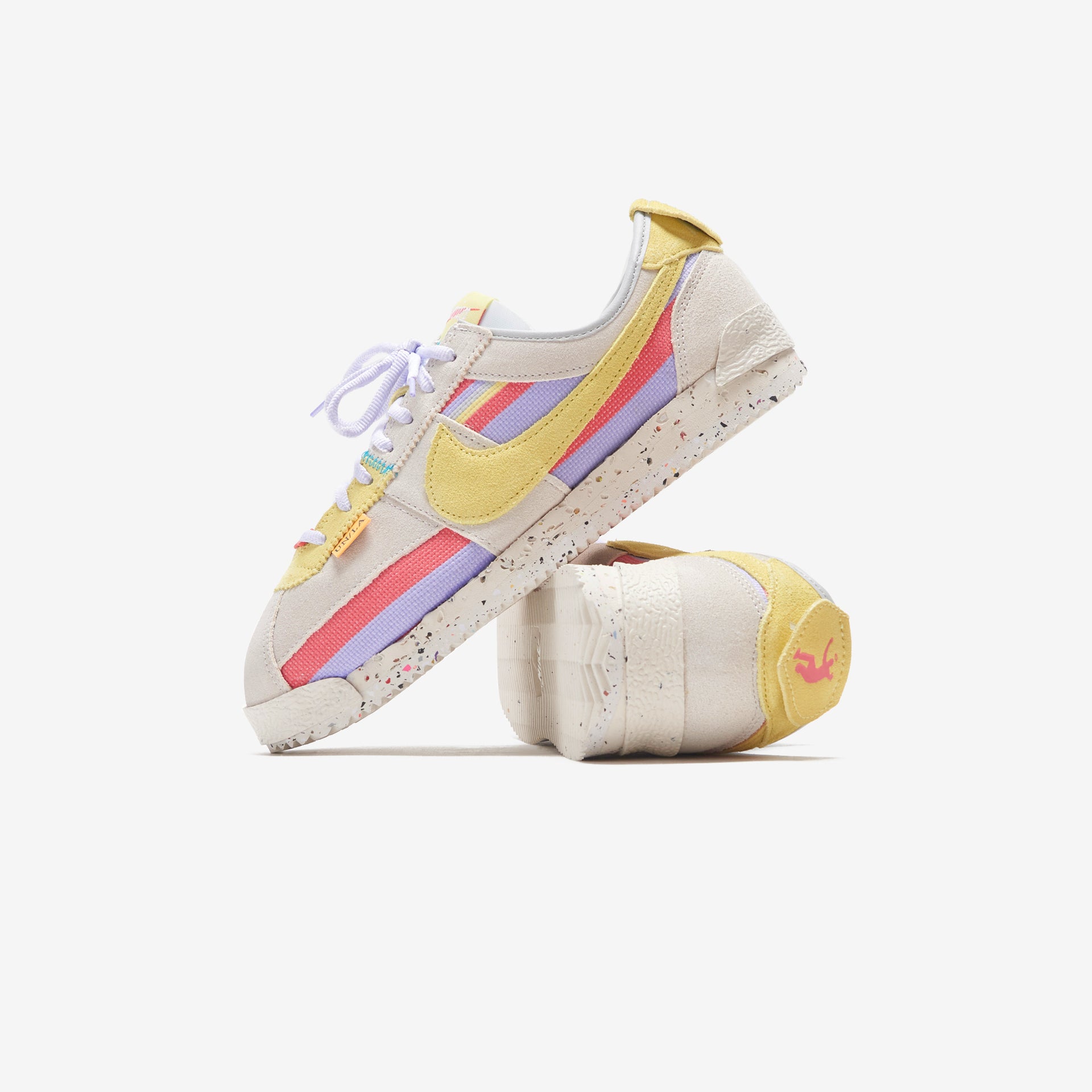 Nike x Union Cortez SP - White / Lemon Frost / Grey Fog / Purple Pulse
