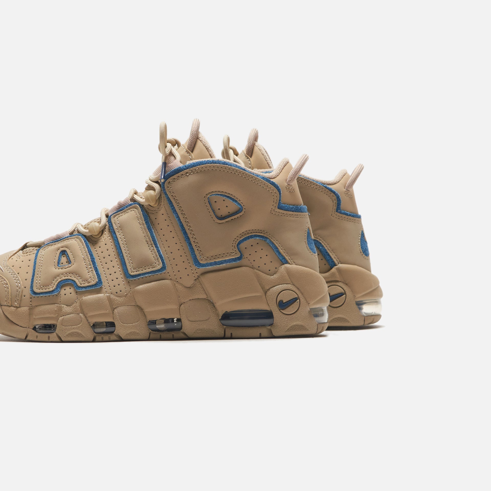 Nike Air More Uptempo `96 - Limestone / Valerian Blue /  Limes