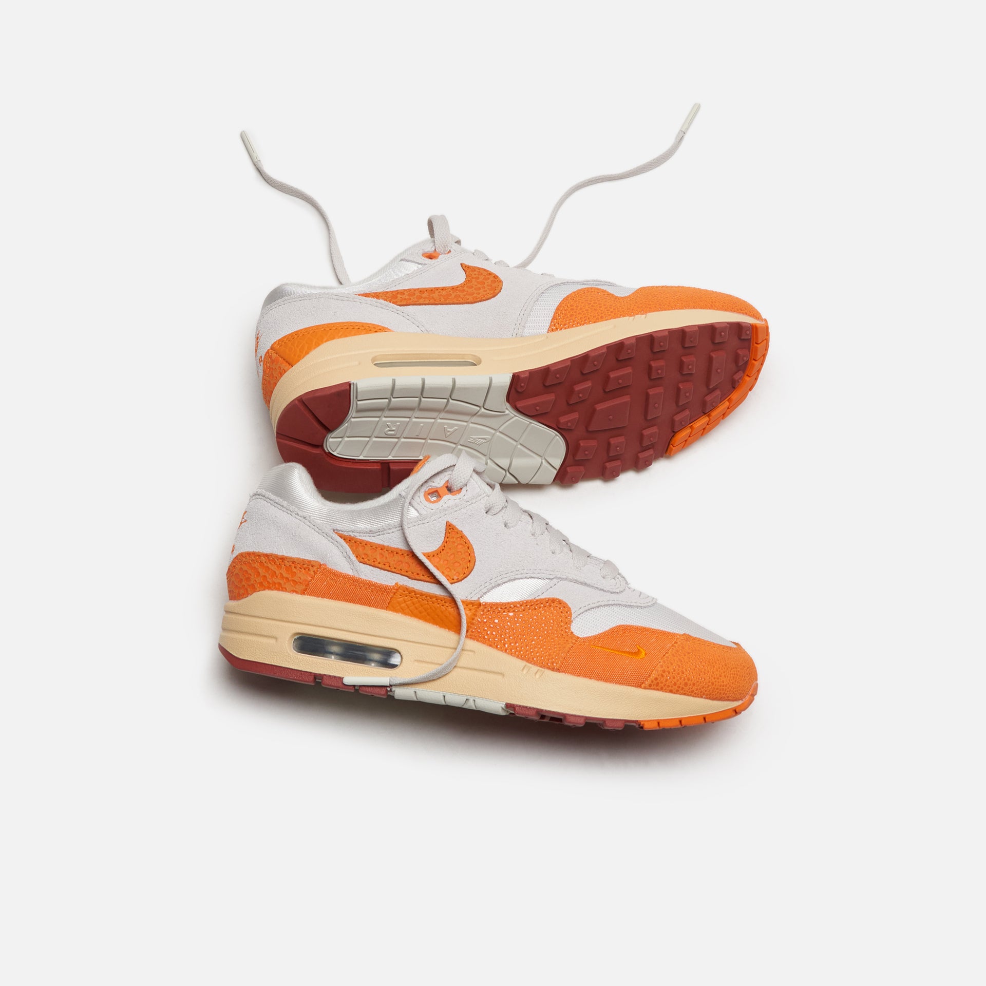 Nike Wmns Air Max 1 - Light Bone/Magma Orange /Neutral Grey