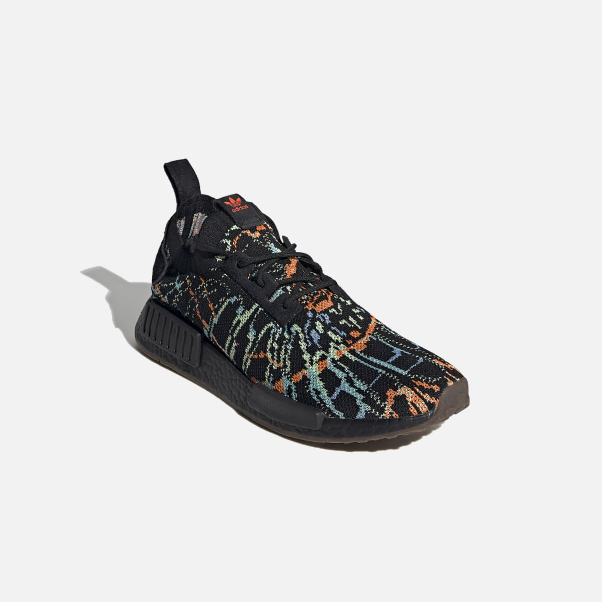 adidas NMD R1 Primeknit - Core Black / Gum