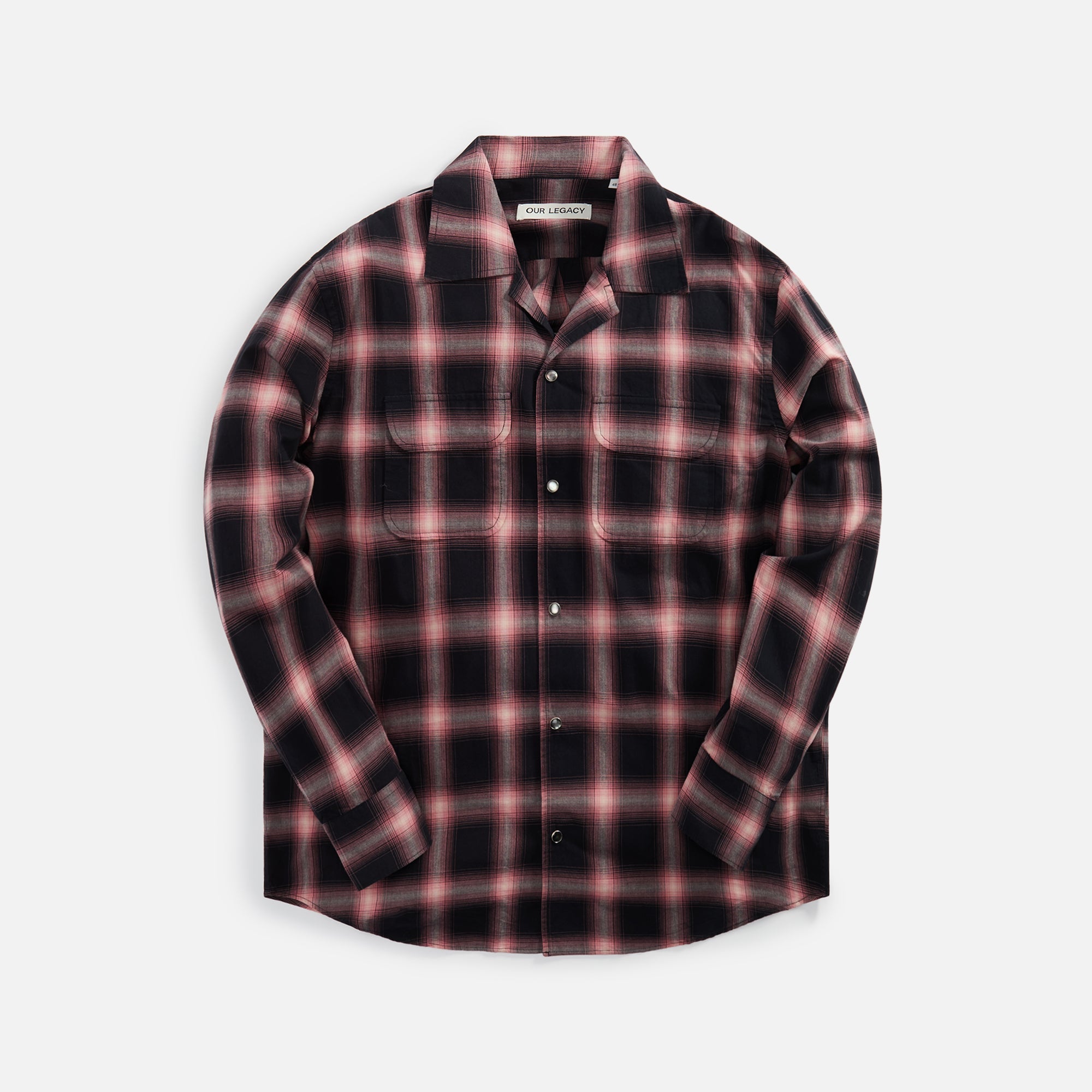 OUR LEGACY POCO SHIRT Our Legacy Dusty Pink Tech Wool Poco Shirt