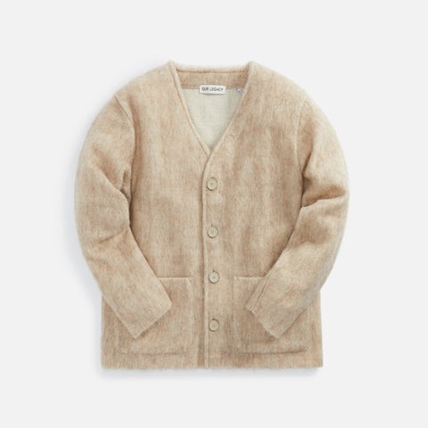 Our Legacy Antique Wool Blend Cardigan - Beige