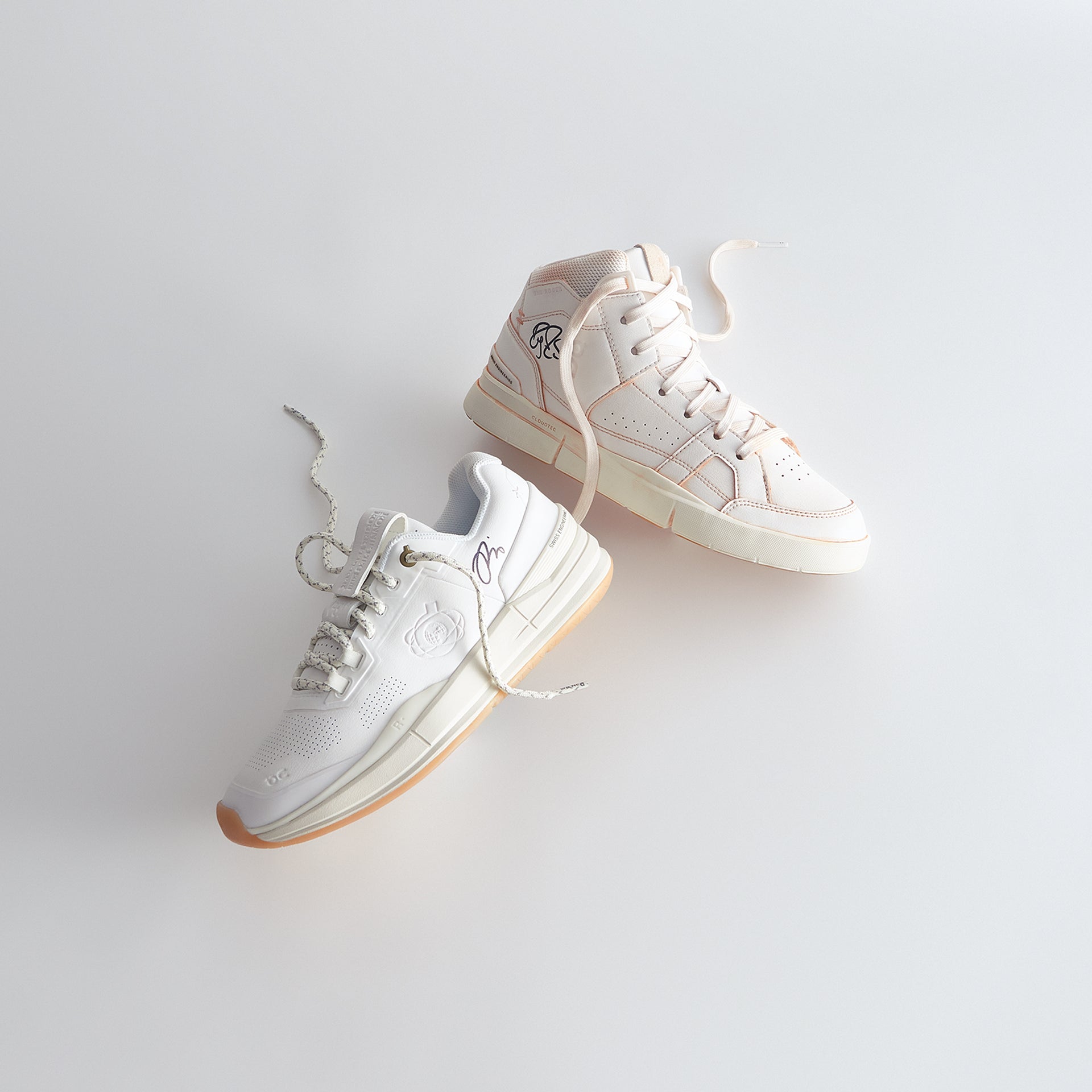 (RF)² by Ronnie Fieg & Roger Federer for On 2 Pack - White / Clay