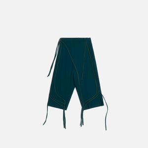 Ottolinger Ski Leggings Biker Shorts With Straps - Khaki / Green