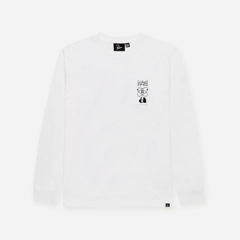 by Parra Rest Day Long Sleeve Tee - White