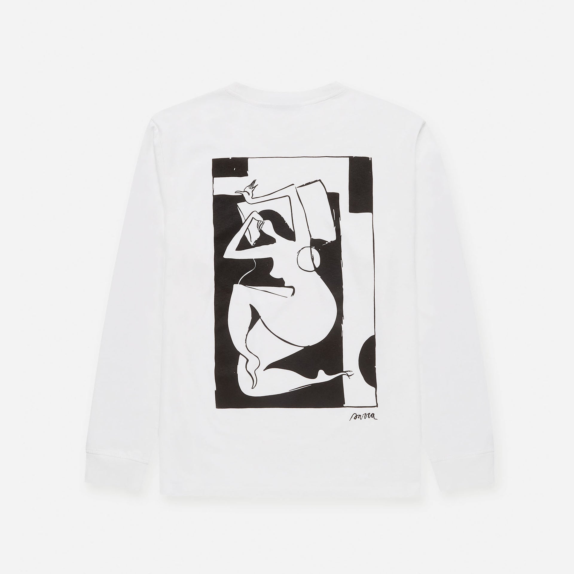 by Parra Rest Day Long Sleeve Tee - White