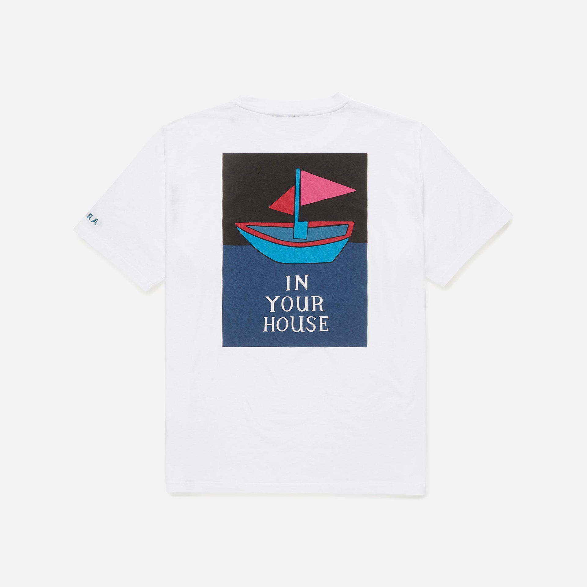 by Parra Paper Boat House Tee - White