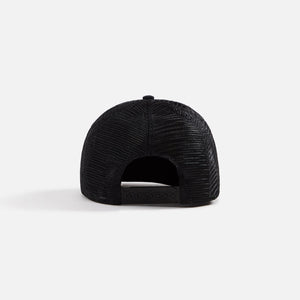 Palm Angels Curved Logo Mesh Cap - Black