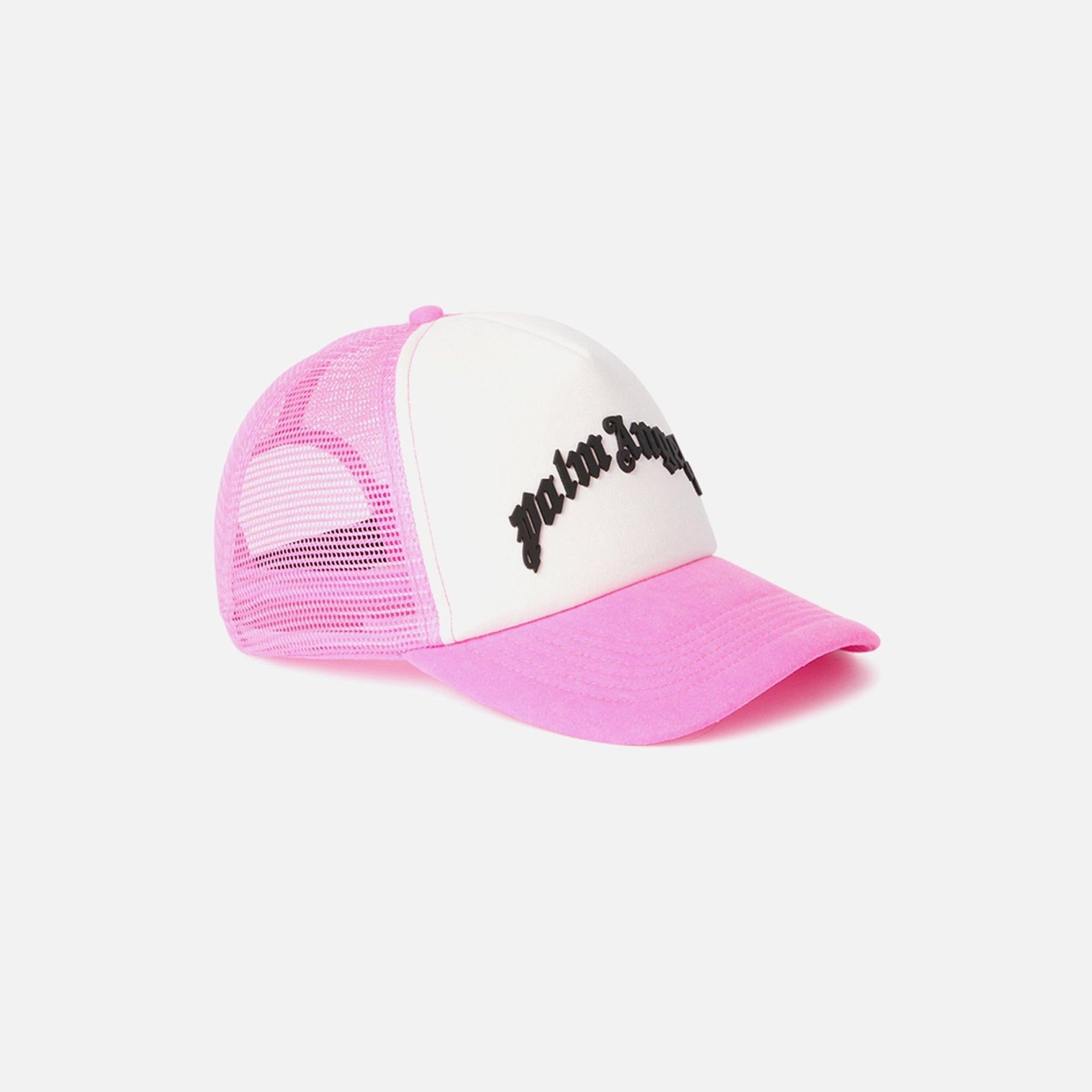 Palm Angels Curved Logo Mesh Cap - Fuchsia