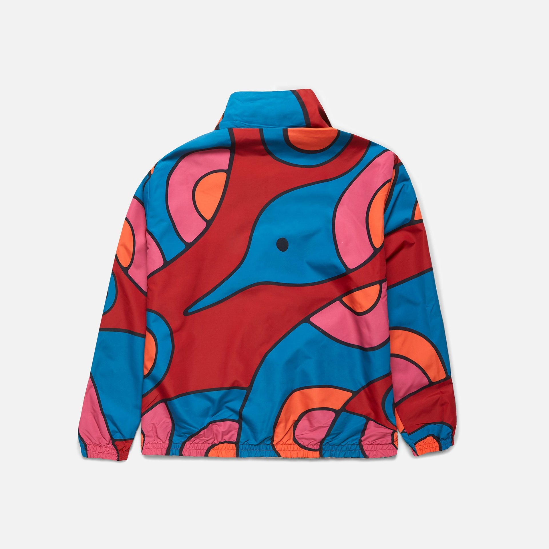by Parra Serpent Pattern Reversible Track Top - Multi