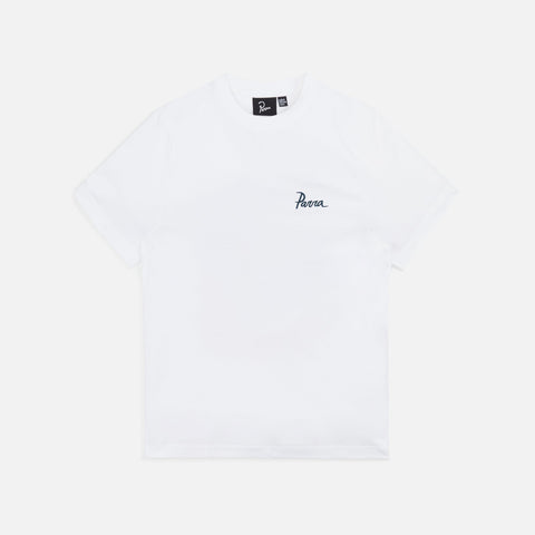 by Parra Sitting Pear Tee - White