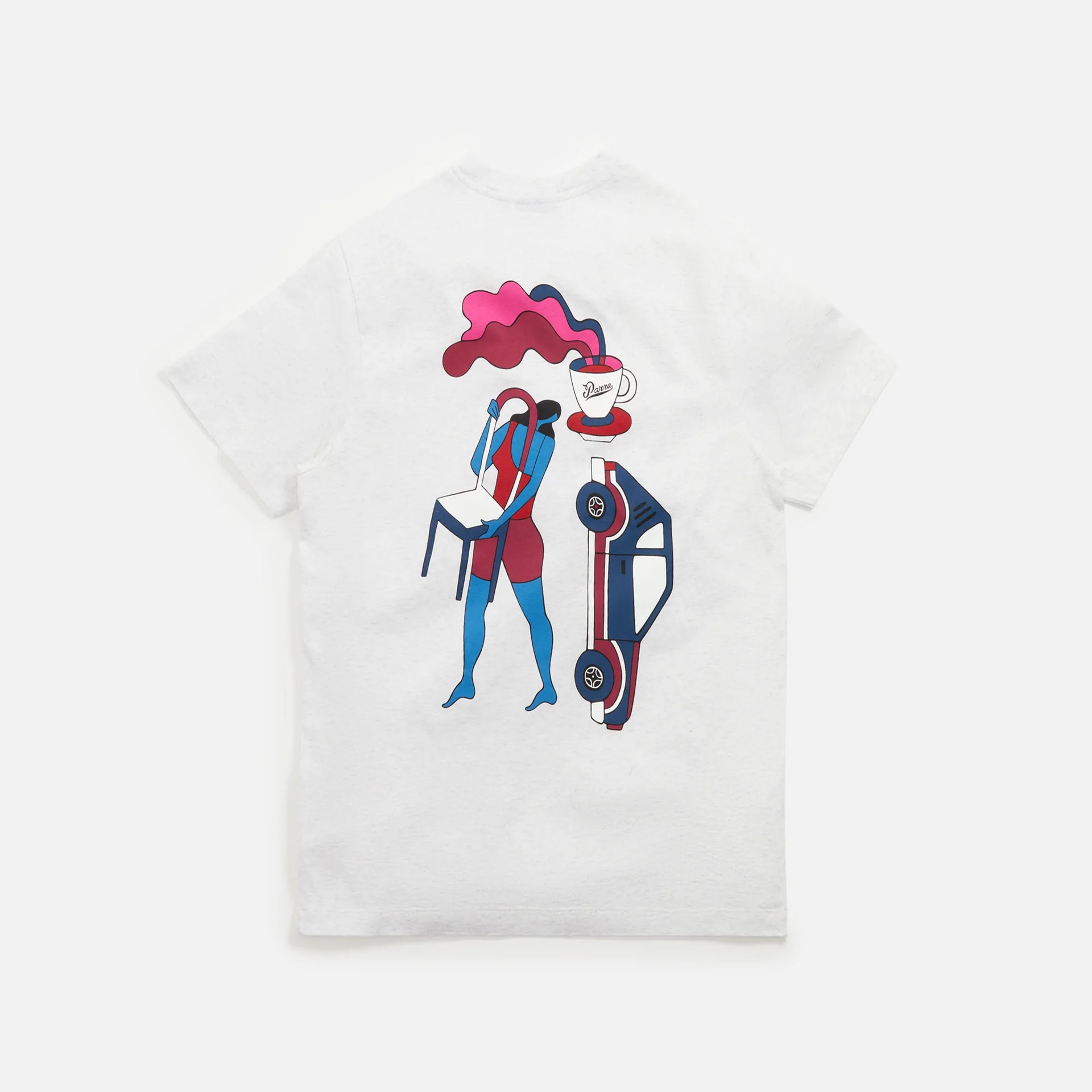 by Parra Empty Tube Logo Tee - Ash Grey